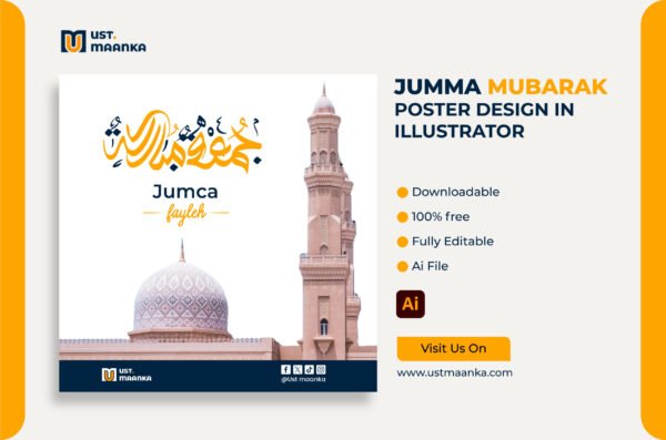 Jumma Mubarak Poster Design