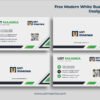 Modern White Business Card Template